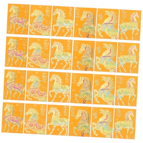 VILLFUL 120 Stück Vietnamese Lunar Year Envelopes Horse Year Lucky Money Packets Gelb Traditionelle Lai See Umschläge für Frühjahrsfest Hochzeit Sammlung VILLFUL 120 Stück Vietnamese Lunar Year Envelopes Horse Year Lucky Money Packets Gelb Traditionelle Lai See Umschläge für Frühjahrsfest Hochzeit Sammlung von VILLFUL