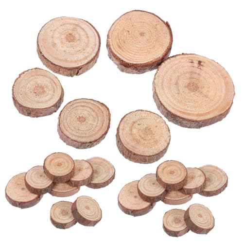 VILLFUL 120Stücke Holzscheiben für DIY Projekte Unlackierte Runde Holzkreise Kiefernholz Hochzeitsdekoration Malerei und Bastelarbeiten Dicke VILLFUL 120Stücke Holzscheiben für DIY Projekte Unlackierte Runde Holzkreise Kiefernholz Hochzeitsdekoration Malerei und Bastelarbeiten Dicke von VILLFUL