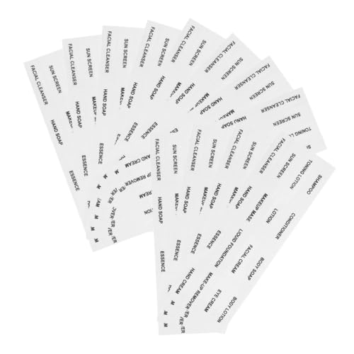 VILLFUL 12Blätter Reise Toilettenartikel Etiketten Wasserdichte Transparente Aufkleber für Flaschenbehälter Shampoo Conditioner Lotion und Creme Klassifizierungsetiketten Reisegröße VILLFUL 12Blätter Reise Toilettenartikel Etiketten Wasserdichte Transparente Aufkleber für Flaschenbehälter Shampoo Conditioner Lotion und Creme Klassifizierungsetiketten Reisegröße von VILLFUL