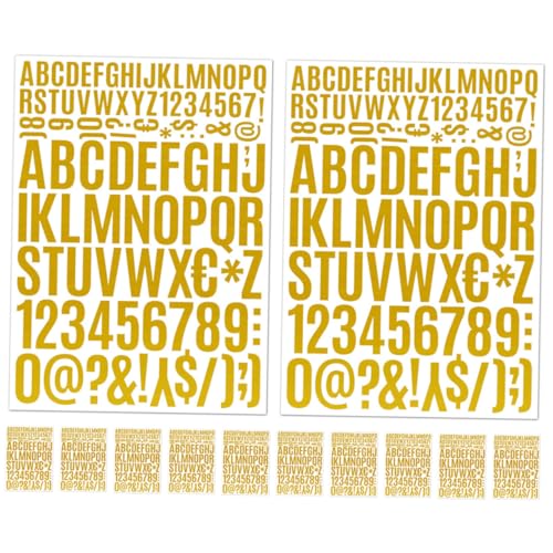VILLFUL 12Blätter Selbstklebende und Aufkleber für DIY Dekoration Glatten Oberflächen für Briefkästen Autos Fenster und Mehr von VILLFUL