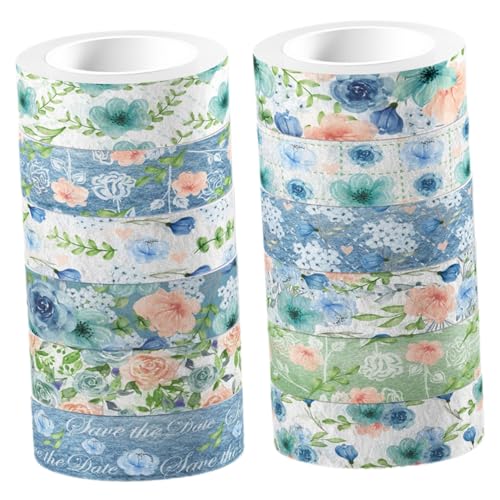 VILLFUL 12Rollen Washi Tape Dekorative Klebebänder für Scrapbooking DIY Handwerk Aquarell Designs für Tagebuch und Bastelprojekte für Briefpapier und Geschenkverpackung VILLFUL 12Rollen Washi Tape Dekorative Klebebänder für Scrapbooking DIY Handwerk Aquarell Designs für Tagebuch und Bastelprojekte für Briefpapier und Geschenkverpackung von VILLFUL