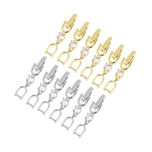 VILLFUL 12Stücke Teiliges Schmuckverlängerungsset für und Armbänder Verstellbare Ketten mit Karabinerverschlüssen Weiß und Gold für DIY Zubehör und Schmuckherstellung von VILLFUL