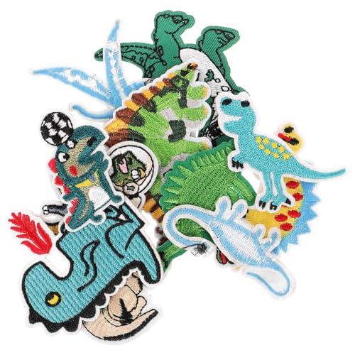 VILLFUL 13 Stück Dinosaurier Aufkleber, Schöne Gestickte Applikationen, Dinosaurier, Stickerei Aufnäher, Dinosaurier Stickerei Applikation, Aufnäher, Kleidung, Dekorative Aufnäher, VILLFUL 13 Stück Dinosaurier Aufkleber, Schöne Gestickte Applikationen, Dinosaurier, Stickerei Aufnäher, Dinosaurier Stickerei Applikation, Aufnäher, Kleidung, Dekorative Aufnäher, von VILLFUL
