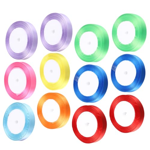 VILLFUL 15 Rolle Breites Geschnittenes Satinband Verschiedenen Farben Dekoratives Geschenkband für DIY Projekte Verpackungen und Hochzeitsdekorationen VILLFUL 15 Rolle Breites Geschnittenes Satinband Verschiedenen Farben Dekoratives Geschenkband für DIY Projekte Verpackungen und Hochzeitsdekorationen von VILLFUL