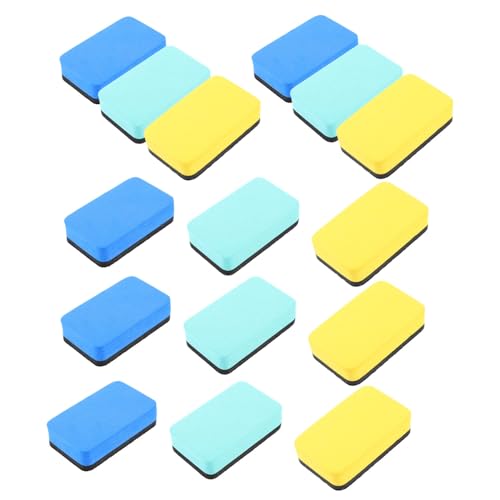VILLFUL 15 Stück Teiliges Whiteboard Radiererset mit Filzbezug Tragbare Tafelwischer für Whiteboards Blackboards für Büro Schule und Zuhause in Gelb Grün und Blau VILLFUL 15 Stück Teiliges Whiteboard Radiererset mit Filzbezug Tragbare Tafelwischer für Whiteboards Blackboards für Büro Schule und Zuhause in Gelb Grün und Blau von VILLFUL