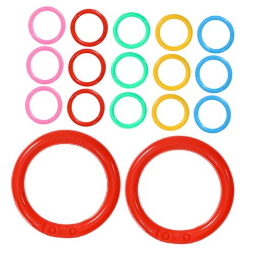 VILLFUL 150 Stück Bunte Plastikringe für Lose Buchbinderinge Schlüsselringe Karteikarten Ringe für Notizbücher und Bastelarbeiten Wiederverwendbar Vielseitig Einsetzbar VILLFUL 150 Stück Bunte Plastikringe für Lose Buchbinderinge Schlüsselringe Karteikarten Ringe für Notizbücher und Bastelarbeiten Wiederverwendbar Vielseitig Einsetzbar von VILLFUL