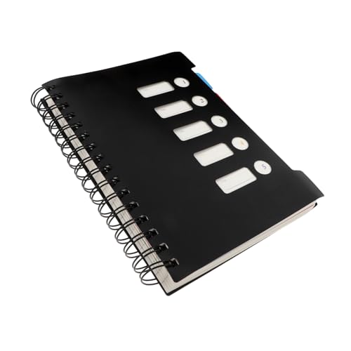 VILLFUL 150Blätter Spiral Notizbuch mit Liniertes Business Tagebuch Praktischer Planer für Schule und Büro Vielseitig Einsetzbar Tragbares Notizbuch mit Stabiler Spiralbindung von VILLFUL