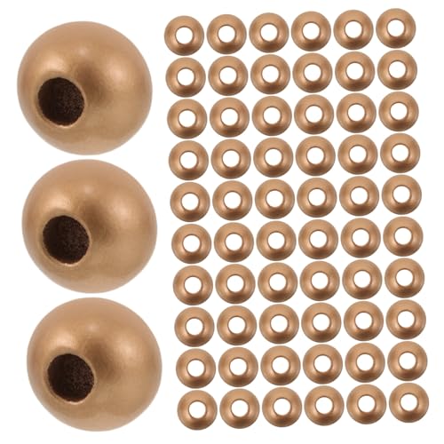 VILLFUL 150stücke Runde Gefärbte Holzperlen Mit Großen Löchern Für Diy-schmuck Armbänder Halsketten Und Dekorationen Leicht Und Robust VILLFUL 150stücke Runde Gefärbte Holzperlen Mit Großen Löchern Für Diy-schmuck Armbänder Halsketten Und Dekorationen Leicht Und Robust von VILLFUL