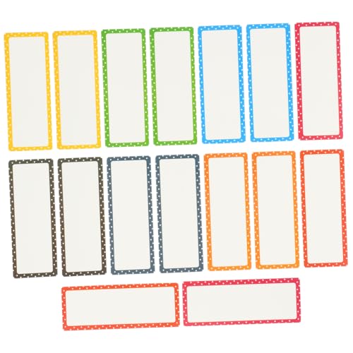 VILLFUL 16 Blatt Namensschild Büro Namensschild Magnete Etikettenaufkleber Tags Displayaufkleber Typenschildaufkleber Für Kühlschrankaufkleber von VILLFUL