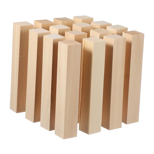 VILLFUL 16 Stück Quadratische Holzstäbe Unbehandelte Holzleisten für Bastelprojekte Diy und Holzarbeiten für Kreative Anwendungen VILLFUL 16 Stück Quadratische Holzstäbe Unbehandelte Holzleisten für Bastelprojekte Diy und Holzarbeiten für Kreative Anwendungen von VILLFUL