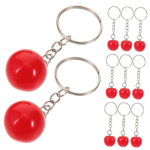 VILLFUL 16 Stück Realistische Tomaten Schlüsselanhänger aus Resin Kreative Gemüseanhänger als Partygeschenk Taschenanhänger Praktische Schlüsselorganisation Auffälliges Accessoire für von VILLFUL
