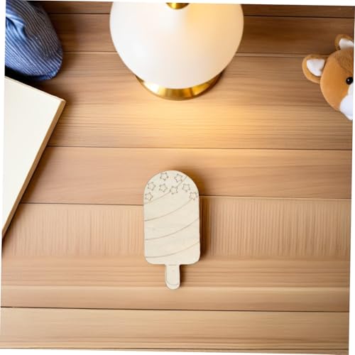VILLFUL 16 Stück Teiliges Unbehandelte Holz Eiscreme Deko Blanke Holzformen für DIY Malprojekte Kinderfreundliche Holzschnitt Eiscreme zum Bemalen Kreative Bastelaktivität für Sommerpartys VILLFUL 16 Stück Teiliges Unbehandelte Holz Eiscreme Deko Blanke Holzformen für DIY Malprojekte Kinderfreundliche Holzschnitt Eiscreme zum Bemalen Kreative Bastelaktivität für Sommerpartys von VILLFUL