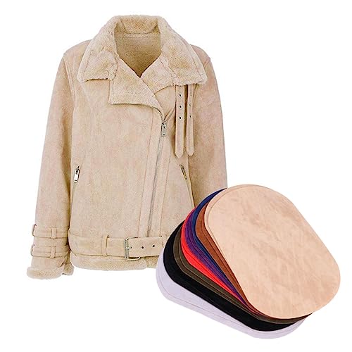 VILLFUL 16Stücke Teiliges Aufbügelflicken für Ellbogen und Knie DIY Reparatur Patches Farben für Jeans Pullover Rucksäcke Einfache Anwendung mit Bügeleisen und Bügelbrett von VILLFUL