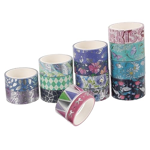VILLFUL 17 Rollen, 17 Rollen Papierklebeband Set, Blumen, Klebeband, DIY Bastelarbeiten, Scrapbooking Zubehör, Party Dekoration, 17 Teiliges Vintage Washi Klebeband, Bastelbedarf, Deko VILLFUL 17 Rollen, 17 Rollen Papierklebeband Set, Blumen, Klebeband, DIY Bastelarbeiten, Scrapbooking Zubehör, Party Dekoration, 17 Teiliges Vintage Washi Klebeband, Bastelbedarf, Deko von VILLFUL