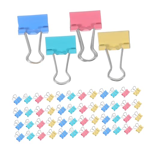 VILLFUL 180 Stück Bunte Foldback Clips Mini Metall Büroklammern Metallklammern für Notizen Planer Scrapbooks Langlebige Kompakte Organizer für Schreibtisch und Dokumente VILLFUL 180 Stück Bunte Foldback Clips Mini Metall Büroklammern Metallklammern für Notizen Planer Scrapbooks Langlebige Kompakte Organizer für Schreibtisch und Dokumente von VILLFUL