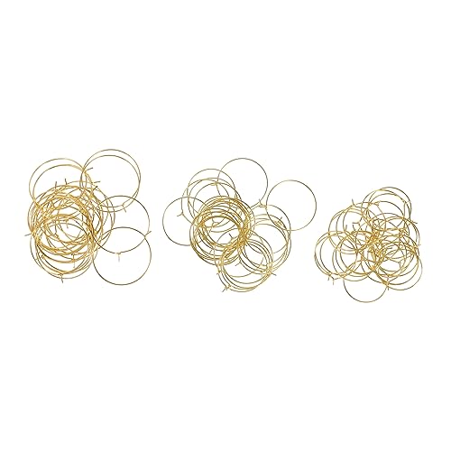 VILLFUL 180 Stück Teiliges DIY Schmuckherstellungsset Ohrring Ringe aus Gold für Kreative Ohrringe und Weinglas Charm Ringe Hochwertiges Ohrschmuck Zubehör für Bastler VILLFUL 180 Stück Teiliges DIY Schmuckherstellungsset Ohrring Ringe aus Gold für Kreative Ohrringe und Weinglas Charm Ringe Hochwertiges Ohrschmuck Zubehör für Bastler von VILLFUL