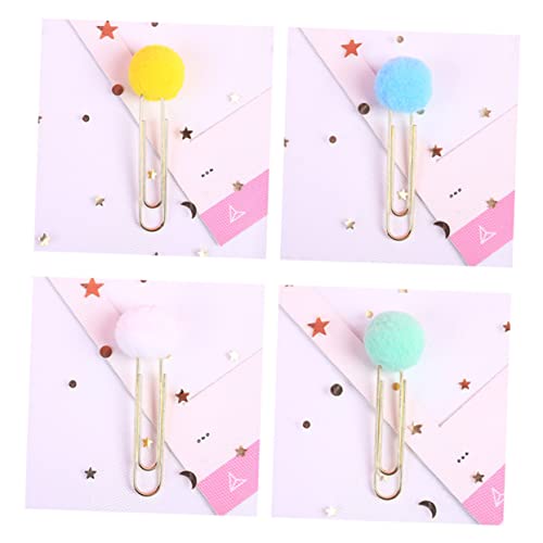 VILLFUL 18Stücke Kreative Büroklammern Bonbonfarben Dekorative Lesezeichen mit Pompon Ball Design für Notizen und Organisation für Studium und Büro VILLFUL 18Stücke Kreative Büroklammern Bonbonfarben Dekorative Lesezeichen mit Pompon Ball Design für Notizen und Organisation für Studium und Büro von VILLFUL