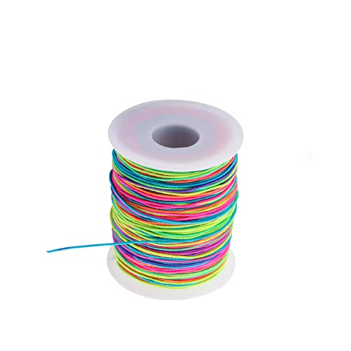 VILLFUL 1Rolle Elastische Schnur DIY Material für Schmuckherstellung Armbänder und Bastelprojekte für Perlen Ohrringe und Haarschmuck von VILLFUL