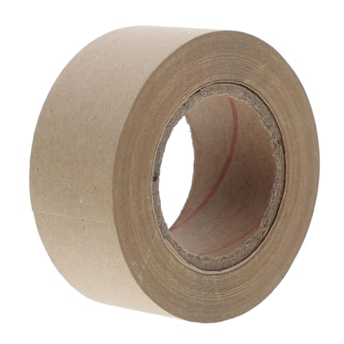 VILLFUL 1Rolle Wasseraktiviertes Klebeband Manipulationssicheres Papierband für Kreative Anwendungen Leicht zu Reinigen und Sichere Haftung für Versand von VILLFUL