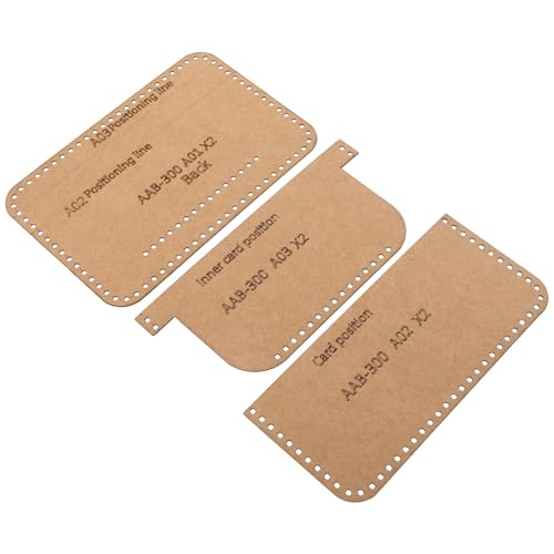 VILLFUL 1Satz DIY Brieftaschen Schablonen Handwerk Vorlagen Kraftpapier für Kurze Geldbörsen Wiederverwendbar und Einfach zu Reinigen für Projekte VILLFUL 1Satz DIY Brieftaschen Schablonen Handwerk Vorlagen Kraftpapier für Kurze Geldbörsen Wiederverwendbar und Einfach zu Reinigen für Projekte von VILLFUL