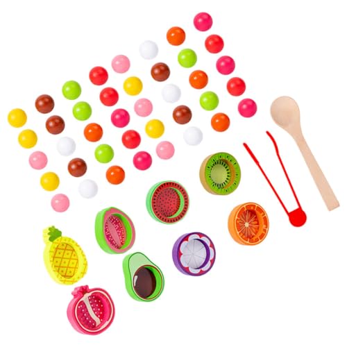 VILLFUL 1Satz Holzperlen Lernspielzeug Montessori zur Früchte und Farberkennung Hand Augen Koordination Sicheres Holzspielzeug für Jahre VILLFUL 1Satz Holzperlen Lernspielzeug Montessori zur Früchte und Farberkennung Hand Augen Koordination Sicheres Holzspielzeug für Jahre von VILLFUL