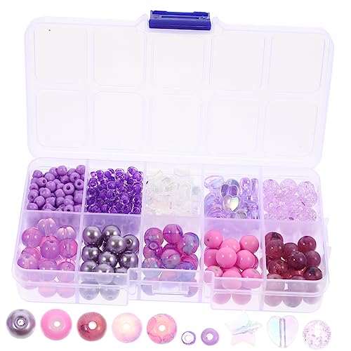 VILLFUL 1satz Imitation Jade Spacer Perlen Glasperlen Für Schmuckherstellung Runde Lose Perlen Für Armbänder Und Halsketten Handgemachte Bastelarbeiten von VILLFUL