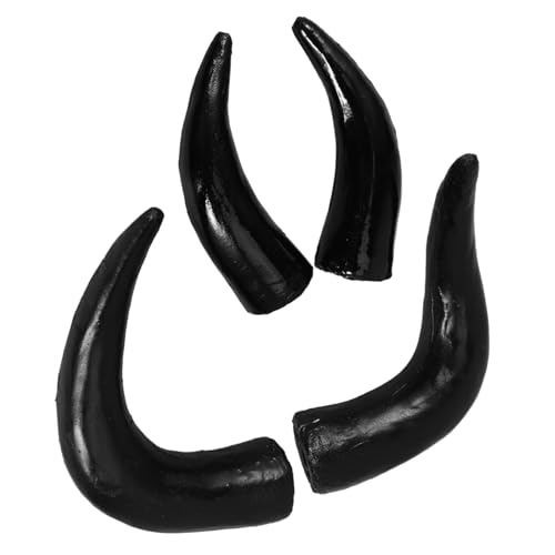 VILLFUL 2 Paar Simulationshorn, Künstliches Ochsenhorn Für DIY Kopfschmuck, Imitationshorn, Hornkostüm, Ochsenhorn, Halloween, Ochsenhorn Stirnband, Ochsenhorn, Diy, Künstliche VILLFUL 2 Paar Simulationshorn, Künstliches Ochsenhorn Für DIY Kopfschmuck, Imitationshorn, Hornkostüm, Ochsenhorn, Halloween, Ochsenhorn Stirnband, Ochsenhorn, Diy, Künstliche von VILLFUL