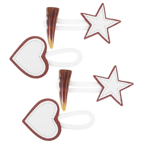 VILLFUL 2 Paare Knebelverschluss mit PU Knöpfen Vintage Resin Horn Buttons für Mäntel Jacken und Diy Nähprojekte Vielseitig Einsetzbar und Anpassbar von VILLFUL