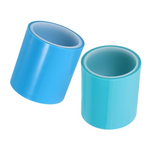 VILLFUL 2 Rollen Epoxidharz Klebeband Transparentes Hitzebeständiges Pet Tape für DIY Projekte Rückstandsfreies Klebeband für Einzigartige Kreationen und Modellbau von VILLFUL