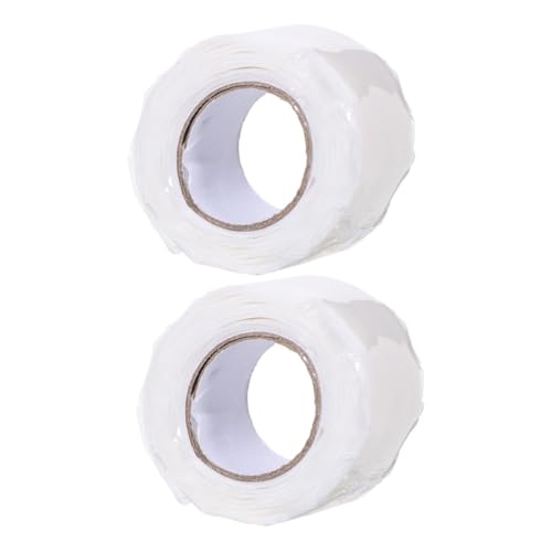 VILLFUL 2 Rollen Flexible Reparaturband Hochadhäsives Wasserdichtes Klebeband für Rohrabdichtungen Reparaturen und Dichtungen Breit von VILLFUL