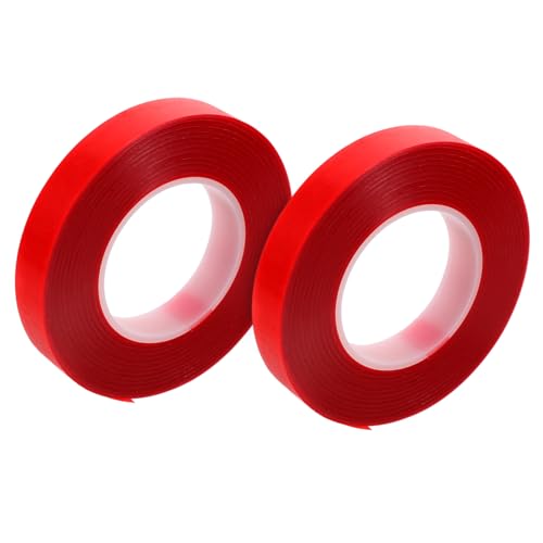 VILLFUL 2 Rollen Pflanzenbinder Wiederverwendbare Gartenschlaufen für Fixieren von DIY Projekte Rot für und Außenanwendungen von VILLFUL