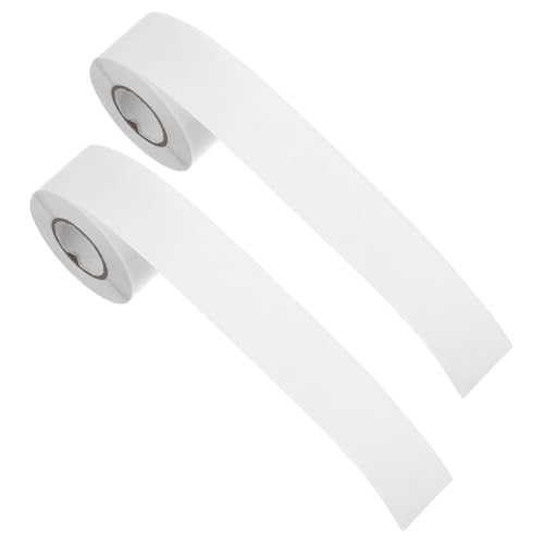 VILLFUL 2 Rollen Transparente Runde Aufkleber für und Briefumschläge Wasserdichte Selbstklebende Etiketten für Verpackungen pro Rolle von VILLFUL