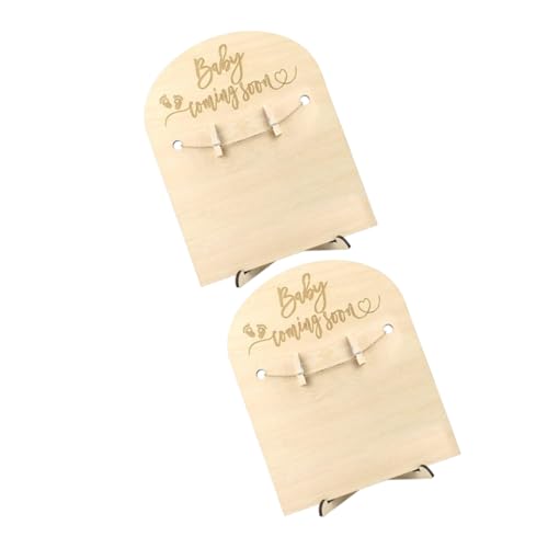 VILLFUL 2 Sätze Holz Geburtsanzeige Clips Teiliges Schild für Neugeborene Erinnerungsplakette für Kinderzimmer Dekoration Personalisierbar für Besondere Anlässe VILLFUL 2 Sätze Holz Geburtsanzeige Clips Teiliges Schild für Neugeborene Erinnerungsplakette für Kinderzimmer Dekoration Personalisierbar für Besondere Anlässe von VILLFUL