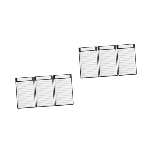 VILLFUL 2 Sätze Magnetische Notizblöcke Für Kühlschrank Wiederverwendbare Einkaufsliste Und To Do Aus Pet Material Abwischbare Magnettafel Für Küche Und Einkaufsorganisation 3 Stück * 2 VILLFUL 2 Sätze Magnetische Notizblöcke Für Kühlschrank Wiederverwendbare Einkaufsliste Und To Do Aus Pet Material Abwischbare Magnettafel Für Küche Und Einkaufsorganisation 3 Stück * 2 von VILLFUL