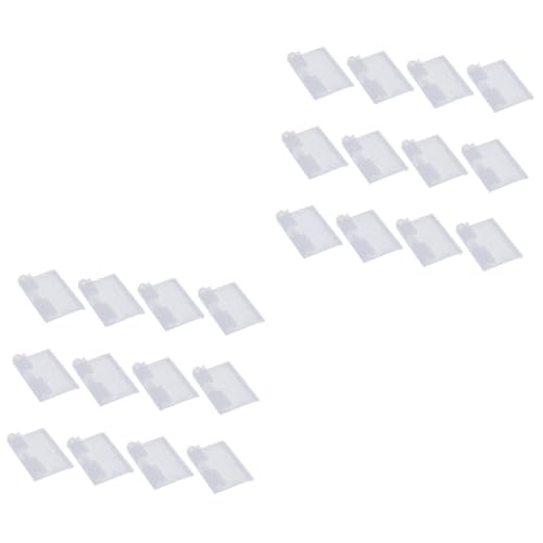 VILLFUL 2 Sätze Preisetiketten Für Regale Transparente Preisschilder Wiederverwendbare Etiketten Für Supermärkte Und Einzelhandel Für Diy Preisschildhalter Und Dekoration 30 Stück * 2 von VILLFUL