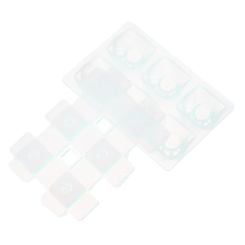 VILLFUL 2 Sätze Silikon Tastenkappen Form Epoxidharz Gießformen für Kreative Mechanische Tastaturen Kompatibel mit Verschiedenen Modellen Wiederverwendbar und Einfach zu Reinigen von VILLFUL