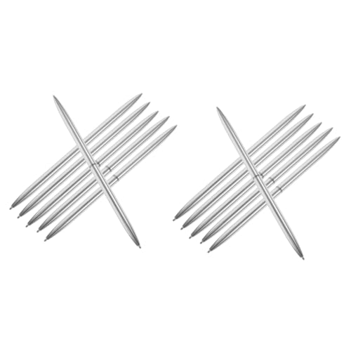 VILLFUL 2 Sätze Teiliges Metall Kugelschreiber Elegante Schreibgeräte Für Büro Und Haushalt Ergonomische Hochwertige Kulis Für Flüssiges Schreiben Und Bastelarbeiten 6 Stück * 2 VILLFUL 2 Sätze Teiliges Metall Kugelschreiber Elegante Schreibgeräte Für Büro Und Haushalt Ergonomische Hochwertige Kulis Für Flüssiges Schreiben Und Bastelarbeiten 6 Stück * 2 von VILLFUL