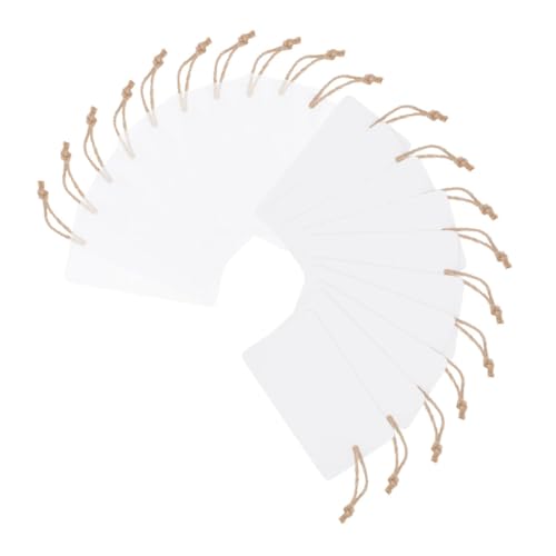 VILLFUL 2 Sets Leere Etiketten Für Vorratstanks, Trocken Abwischbare Etiketten, Acrylrohlinge, Ornamente, Hängende Küchenetiketten, Leere Anhänger Für Die Küche, Kreidetafel Etiketten, von VILLFUL
