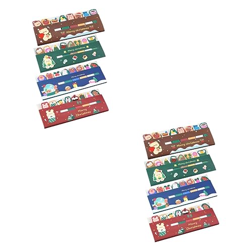 VILLFUL 2 Stück 4 Cartoon Papier Professionelle Buchregister, Lesezeichen Für Bücher, Seitenmarkierungen, Lesebuchregister, Lese Haftregister, Kompakte Haftregister, Buch Haftregister, von VILLFUL