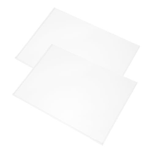 VILLFUL 2 Stück Acryl Displaybox für Dokumente Transparente Bürodatei Halterung für Präsentationen und Bürodekoration Langlebig und von VILLFUL