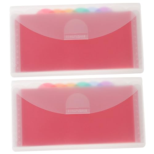 VILLFUL 2 Stück Akkordeon organizer Fächer Kunststoff Mini Dateiordner für Büro Dokumente Quittungen Geldsortierer Leicht Tragbar Effizient für Zuhause und Büro VILLFUL 2 Stück Akkordeon organizer Fächer Kunststoff Mini Dateiordner für Büro Dokumente Quittungen Geldsortierer Leicht Tragbar Effizient für Zuhause und Büro von VILLFUL