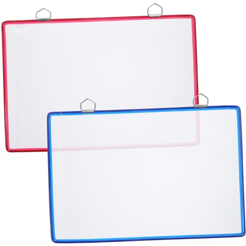 VILLFUL 2 Stück Akten Displaytasche, Akten Organizer, Durchsichtige Papierordner Aufbewahrung, Dokumententasche, Hängemappentasche Aus Kunststoff, Wandaufbewahrungstasche, Display Ordner, von VILLFUL