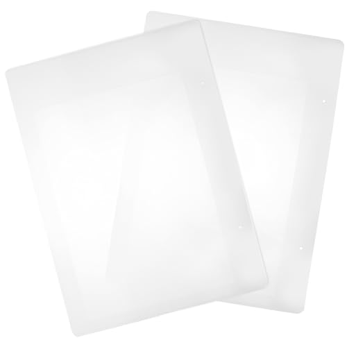 VILLFUL 2 Stück Aktenschutzhüllen, Papieraufbewahrungstasche, Scrapbook Papieraufbewahrung, Transparenter Papierhalter Für Büro, Arbeitszimmer, Aktenordner, Dokumentenordner, von VILLFUL