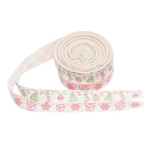 VILLFUL 2 Stück Baumwoll-weihnachtsband Schneemann Schneeflocken Weiches Wiederverwendbares Geschenkband für Kränze Weihnachtsbaum Verpackung Diy-holiday-dekorationen Breit Lang VILLFUL 2 Stück Baumwoll-weihnachtsband Schneemann Schneeflocken Weiches Wiederverwendbares Geschenkband für Kränze Weihnachtsbaum Verpackung Diy-holiday-dekorationen Breit Lang von VILLFUL