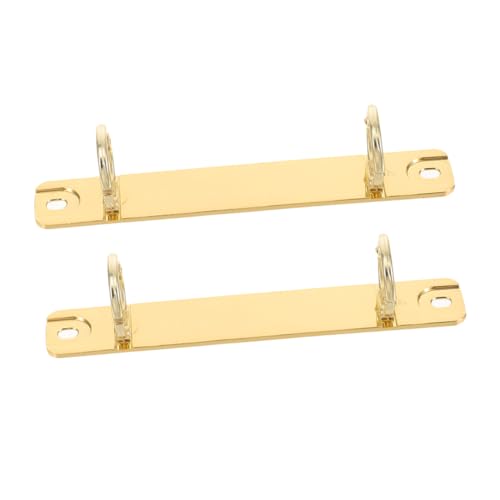 VILLFUL 2 Stück Binderverschluss, Notizbuch Binderring Clip, DIY Binde Binder Clips, Kleiner Binderücken Bindermechanismus, Buchbindering, Metall Binder Clips, Loseblatt Buchring, VILLFUL 2 Stück Binderverschluss, Notizbuch Binderring Clip, DIY Binde Binder Clips, Kleiner Binderücken Bindermechanismus, Buchbindering, Metall Binder Clips, Loseblatt Buchring, von VILLFUL