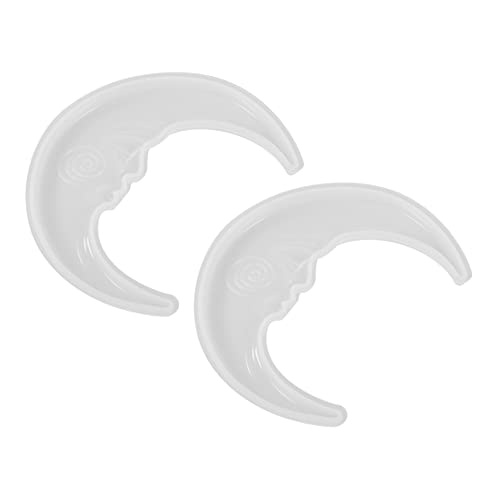 VILLFUL 2 Stück DIY Silikonform Mond Spiegel Gießform für Wanddekoration Wiederverwendbare Silikonmuster für Kreative Handwerksprojekte für Kunstwerke von VILLFUL