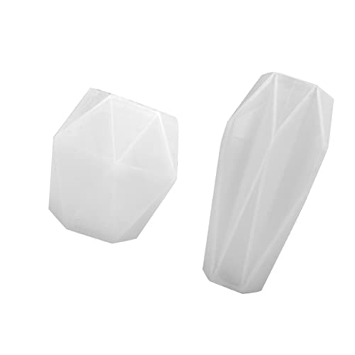 VILLFUL 2 Stück DIY Silikonformen Set für Kerzenherstellung Birnenform Vasenform Flexibles Silikon für Duftkerzen und Bastelarbeiten für Kreative DIY Projekte von VILLFUL