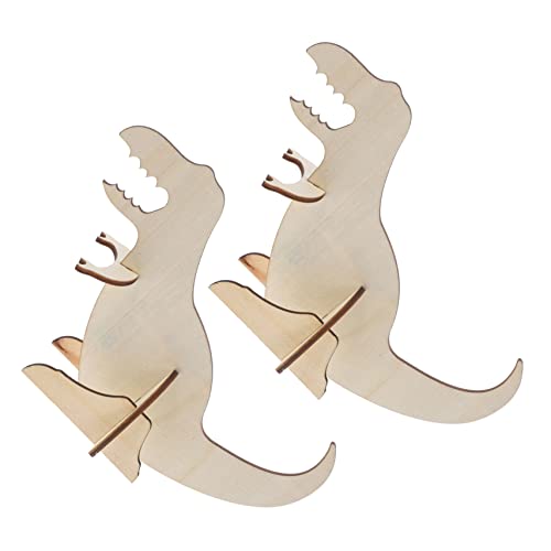 VILLFUL 2 Stück Dinosaurier Holzpuzzles DIY Modellbau für Einfach zu Bemalen und Zusammenzubauen für und Gemeinsame Projekte VILLFUL 2 Stück Dinosaurier Holzpuzzles DIY Modellbau für Einfach zu Bemalen und Zusammenzubauen für und Gemeinsame Projekte von VILLFUL