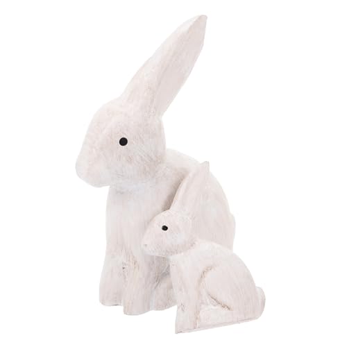 VILLFUL 2 Stück Diy Holzkaninchen Ornamente Unbemalte Holztierfiguren für Bastelprojekte Robuste Holzdeko für Kinderzimmer und Frühlingsdekoration VILLFUL 2 Stück Diy Holzkaninchen Ornamente Unbemalte Holztierfiguren für Bastelprojekte Robuste Holzdeko für Kinderzimmer und Frühlingsdekoration von VILLFUL
