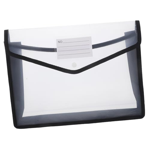 VILLFUL 2 Stück Dokumententasche Transparente Datei Aufbewahrungstasche mit Druckknopf für Wichtige Verträge Quittungen und Rechnungen Büro Schule Zuhause VILLFUL 2 Stück Dokumententasche Transparente Datei Aufbewahrungstasche mit Druckknopf für Wichtige Verträge Quittungen und Rechnungen Büro Schule Zuhause von VILLFUL